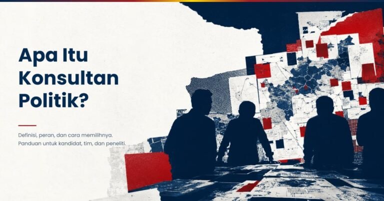 Ilustrasi ruang strategi kampanye, apa itu konsultan politik
