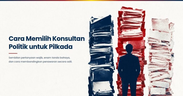 Ilustrasi kandidat membandingkan tiga penawaran konsultan politik untuk pilkada
