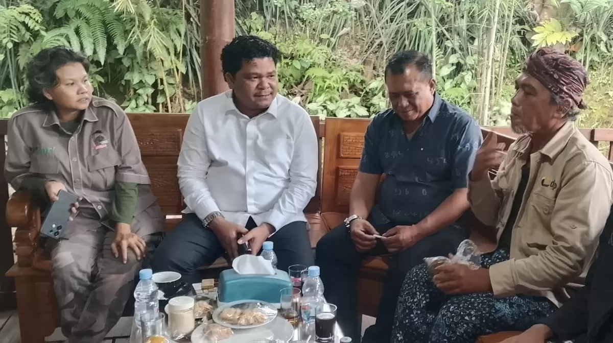 Don Muzakir berbicara dalam kegiatan lapangan Tani Merdeka Indonesia