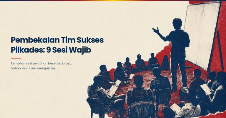 Materi Pembekalan Tim Sukses Pilkades Sembilan Sesi yang Wajib Ada