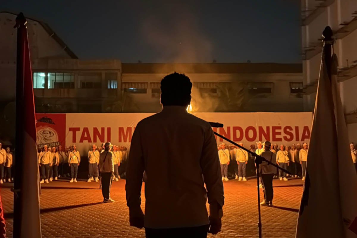 Pengukuhan pengurus daerah Tani Merdeka Indonesia di hadapan kader
