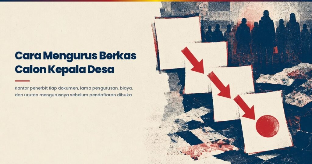 Berkas syarat calon kepala desa disusun sebelum diserahkan kepada panitia pemilihan