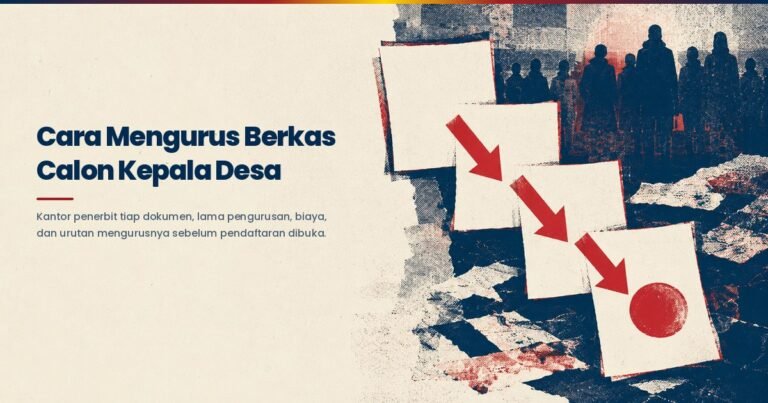 Berkas syarat calon kepala desa disusun sebelum diserahkan kepada panitia pemilihan