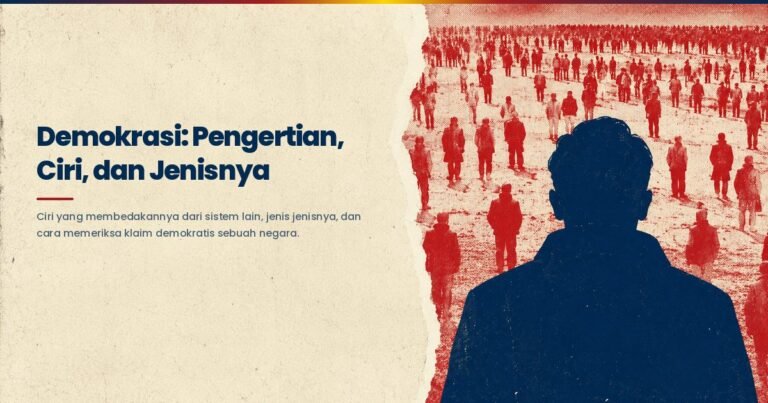 Warga mengantre memberikan suara sebagai wujud demokrasi di Indonesia