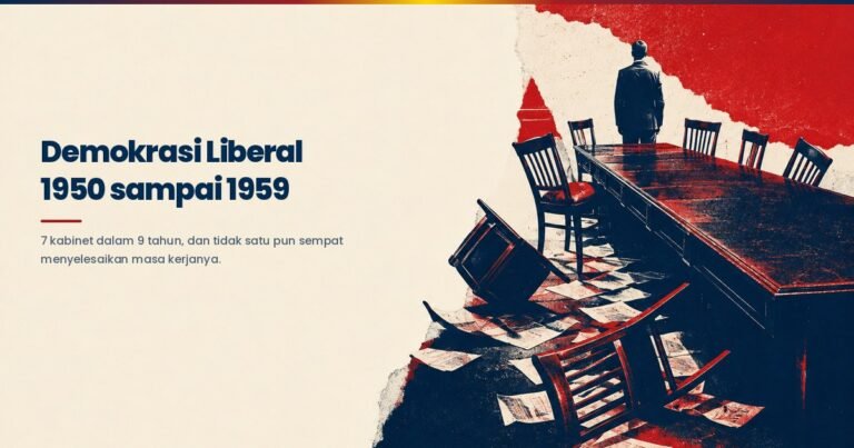 Sidang kabinet pada masa Demokrasi Liberal 1950 sampai 1959 yang berkali kali berganti