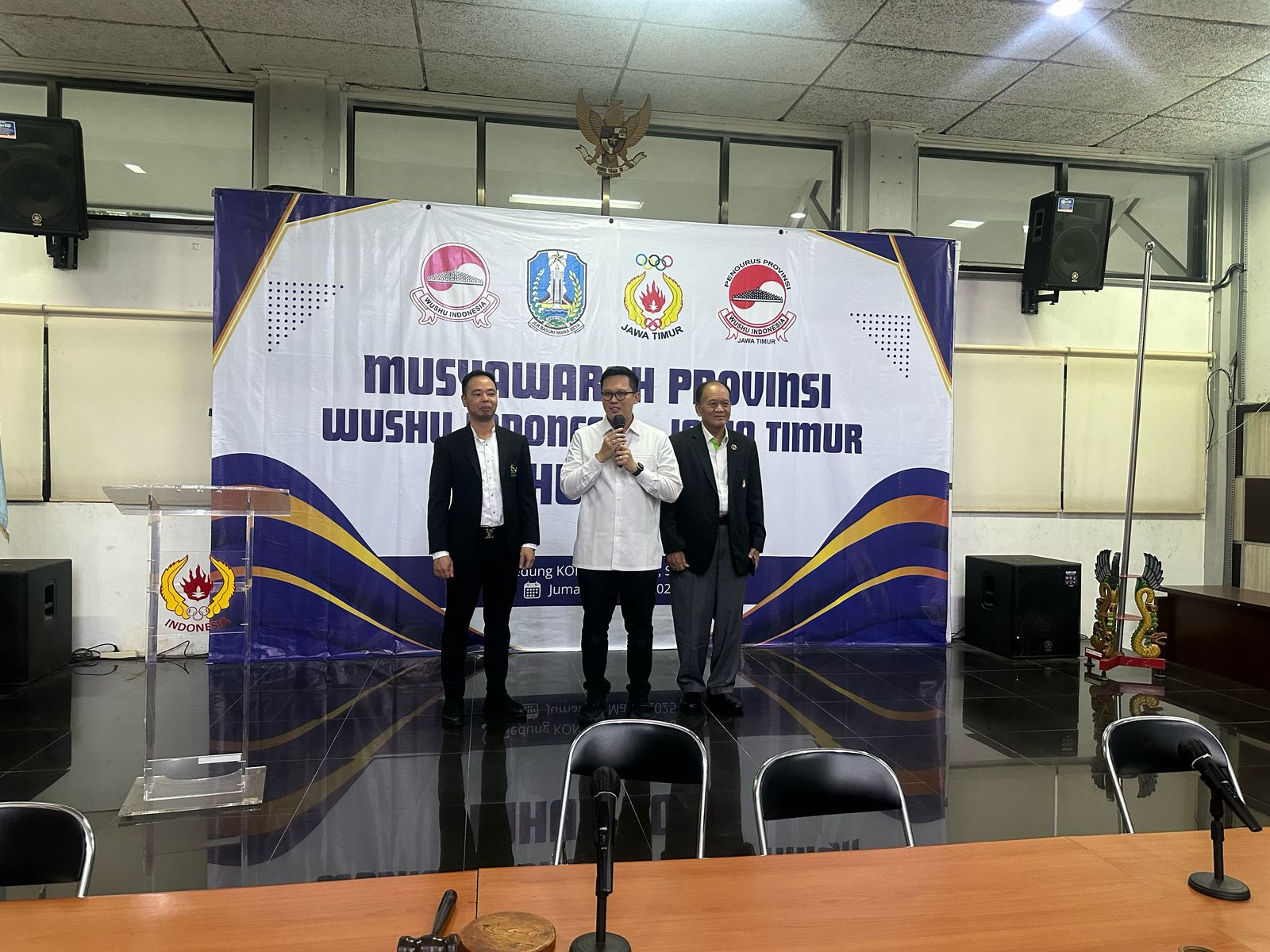 Muhammad Ali Affandi dalam kegiatan KONI Jawa Timur bersama pengurus daerah