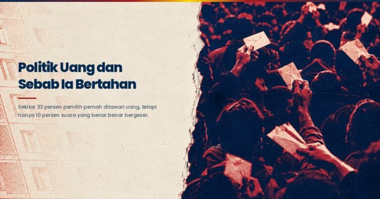 Amplop berisi uang dibagikan menjelang hari pemungutan suara sebagai praktik politik uang.