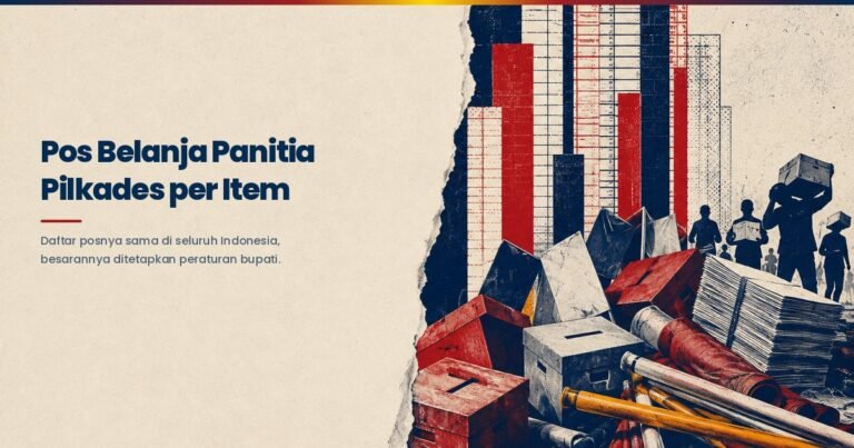 Rincian pos belanja panitia pilkades disusun sebelum diajukan kepada bupati melalui camat
