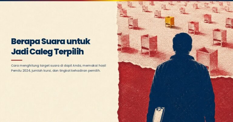 Perhitungan target suara yang dibutuhkan seorang caleg untuk memperoleh kursi di dapilnya