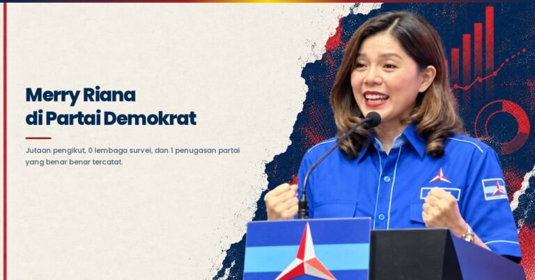 Merry Riana setelah menerima kartu tanda anggota Partai Demokrat